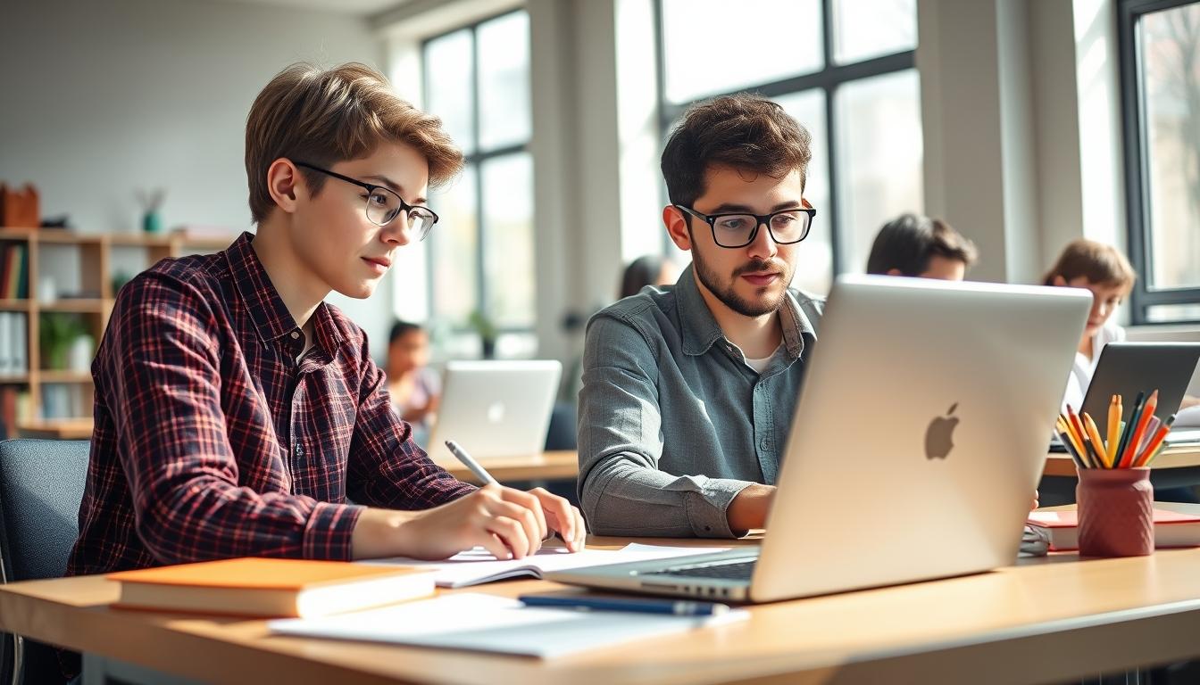 Modern university campus for students